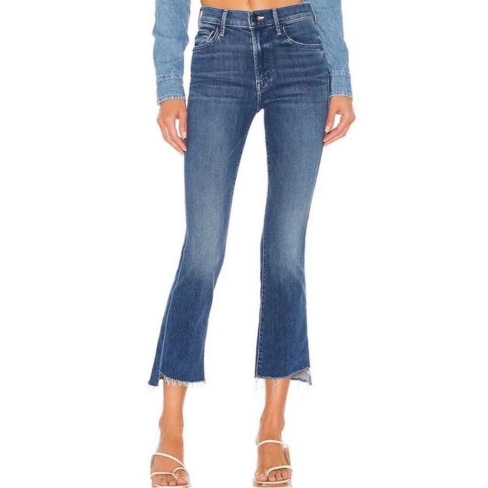 MOTHER Blue Ankle & Cropped Jeans